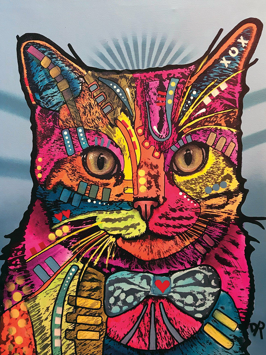 Max - highest quality handcrafted wall art work on large canvas & framed canvas prints by Dean Russo