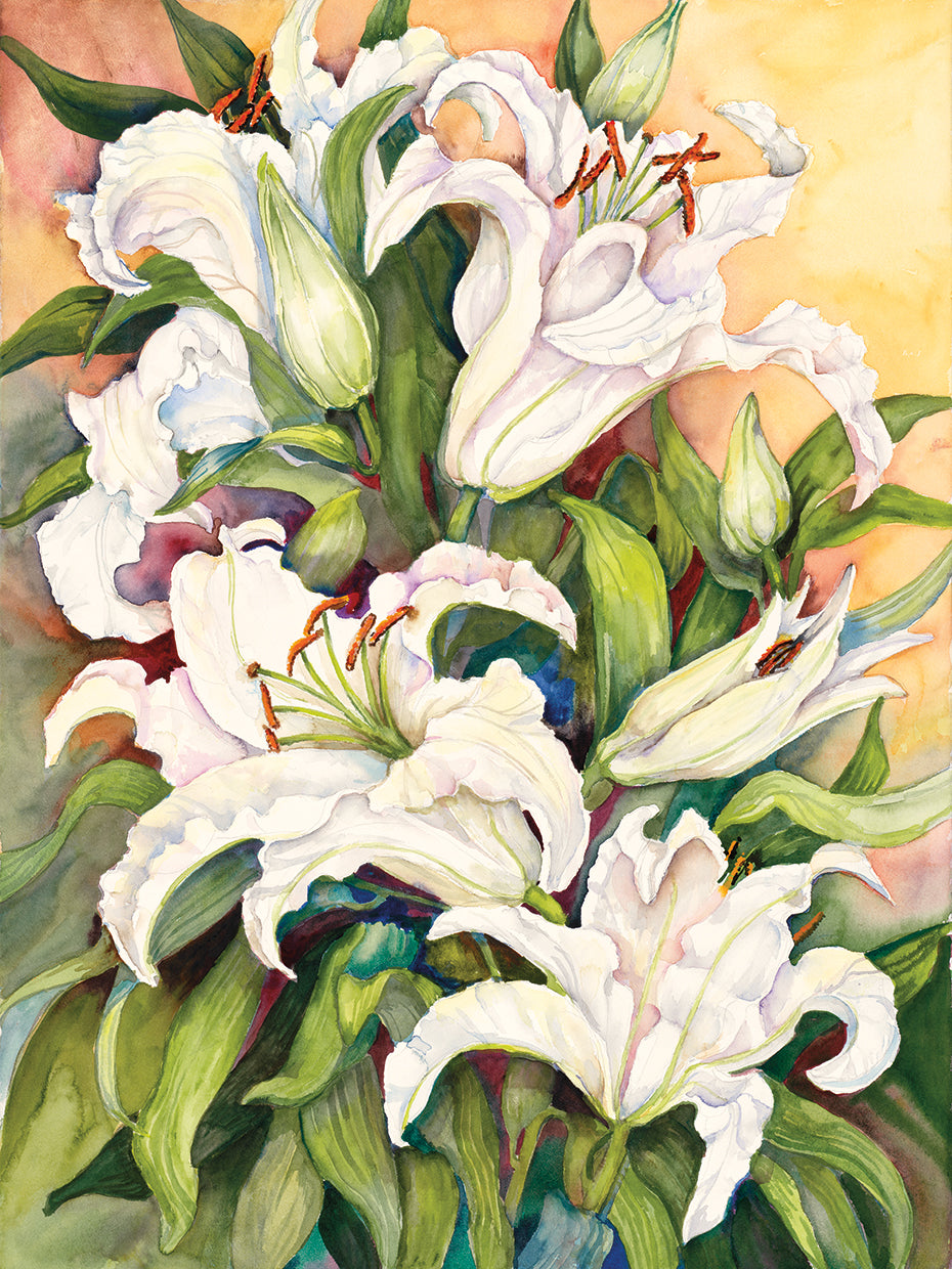 Lilies Basking in the Sun