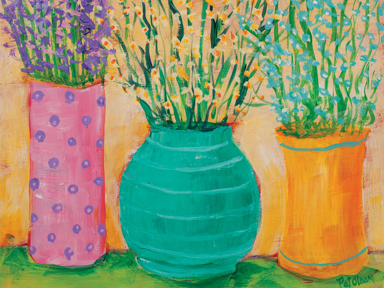 Floreros 2 Arte De La Lona