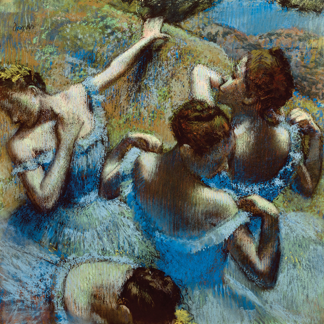 Degas-Dancers In Blue
