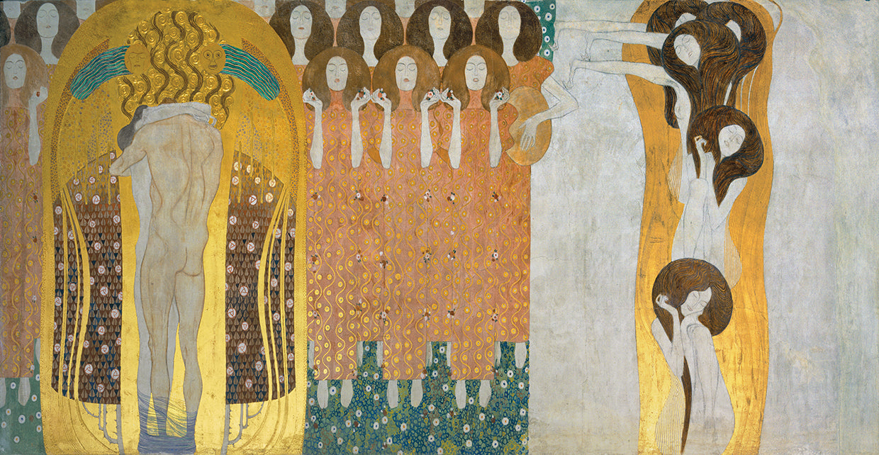 Klimt - Beethoven Frieze - Detail