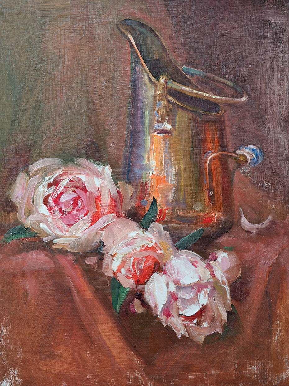 Roses & Copper Jug