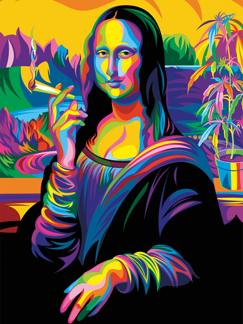 Arte de la lona de Mona Lisa