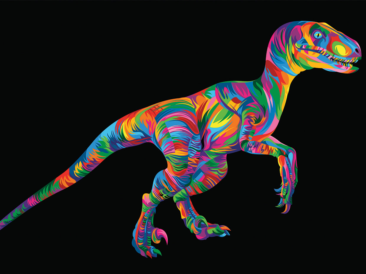 Arte de la lona del rapaz