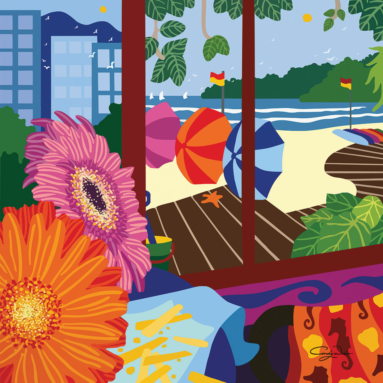 Beach Resort With Sea View