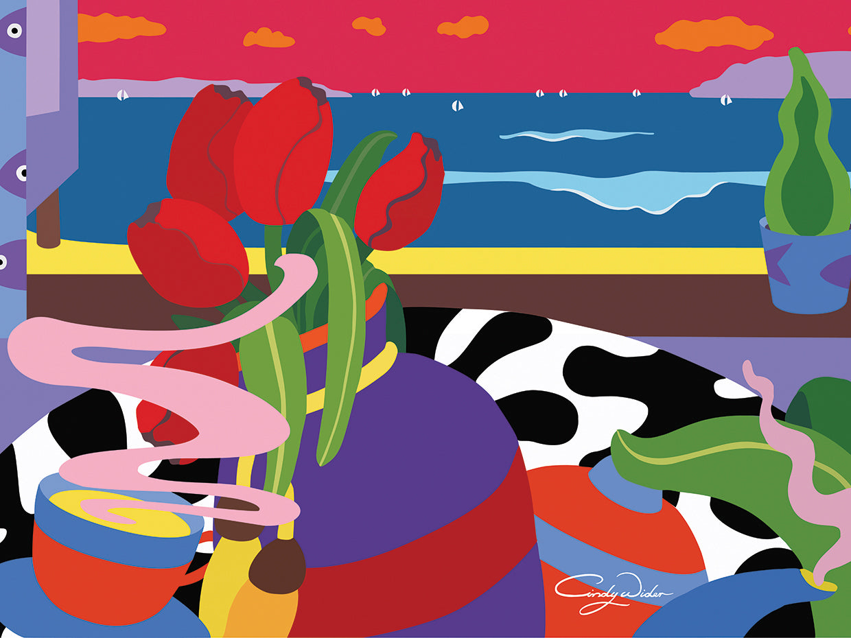 Time For Tea With Ocean View