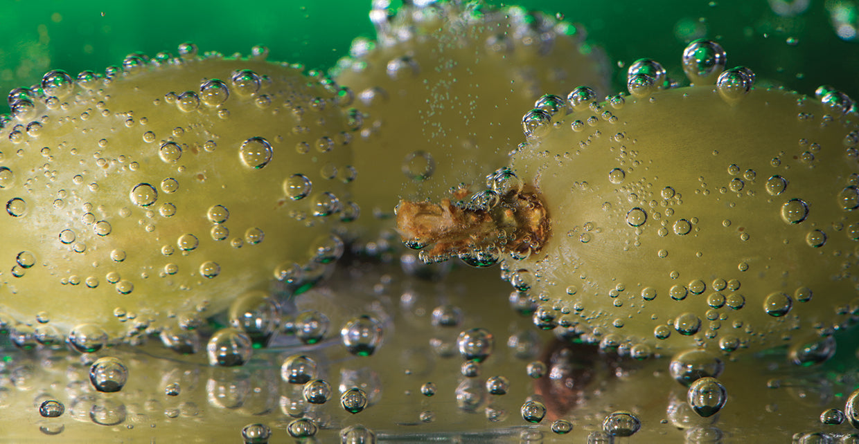 Grapes with Wate Drops