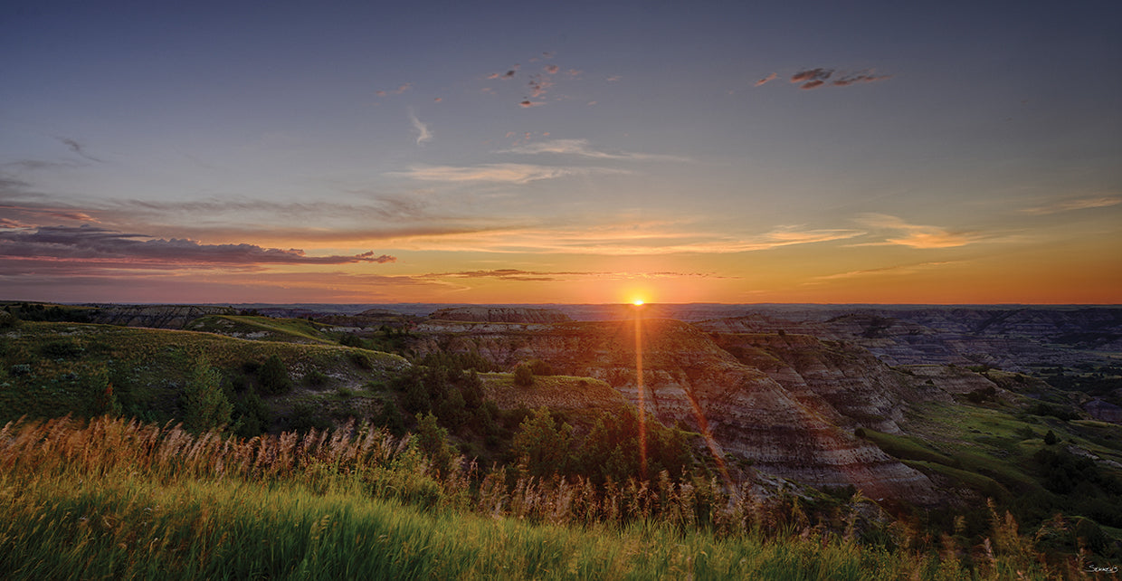 Badlands Sunset