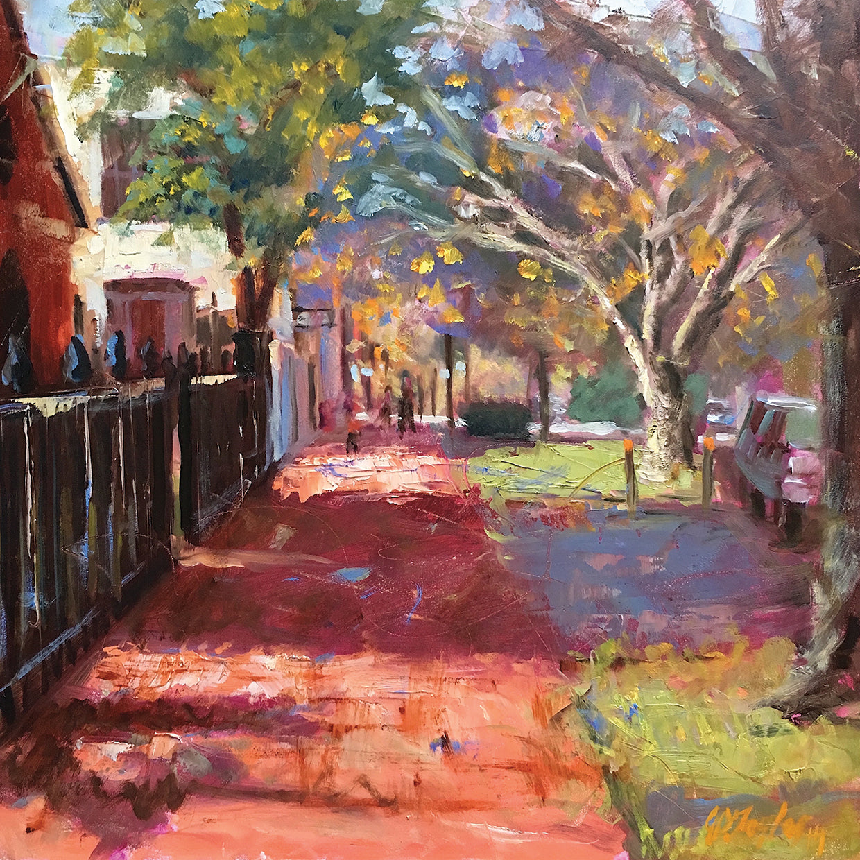 Downtown Huntsville by Jennifer Stottle Taylor - museum quality wall art work on large canvas & framed canvas prints