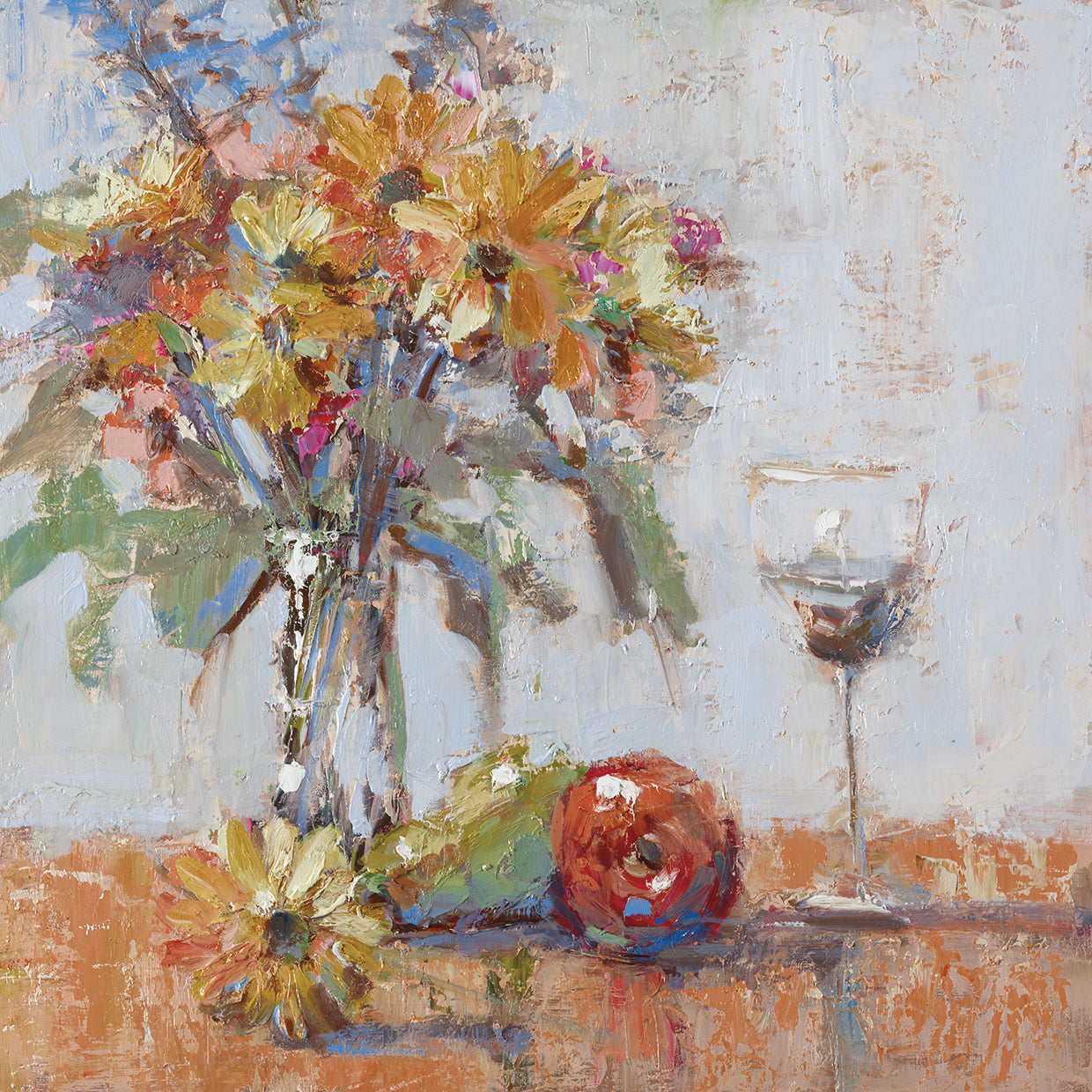 Spring Fling by Jennifer Stottle Taylor - best quality handcrafted wall art work on large canvas & framed canvas prints