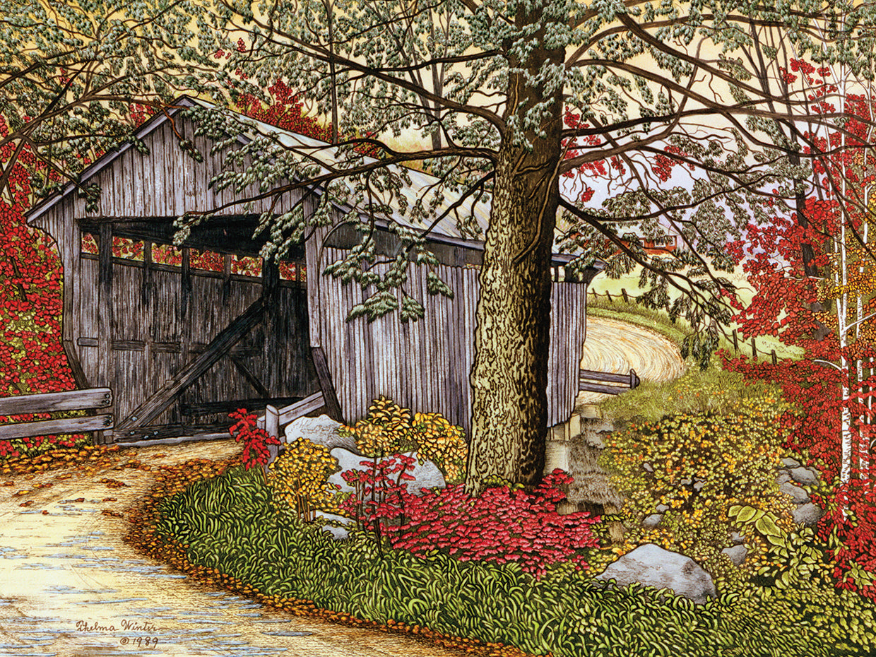 Covered Bridge At Waterville