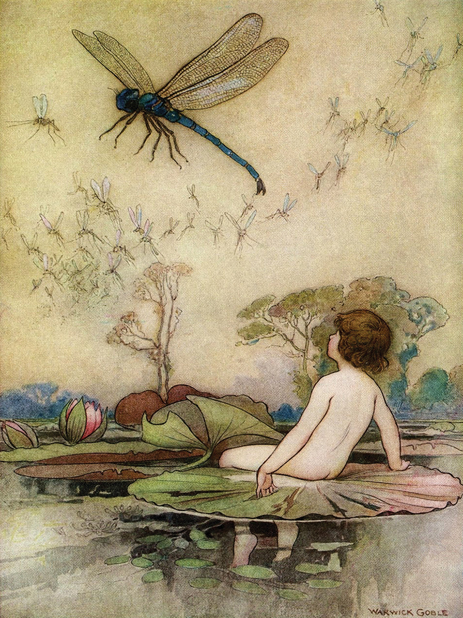 WARWICK GOBLE, 1862-1943, The Water Babies 1924