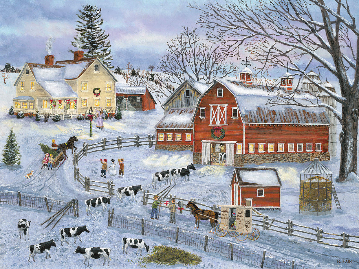 Dairy Farm at Christmas