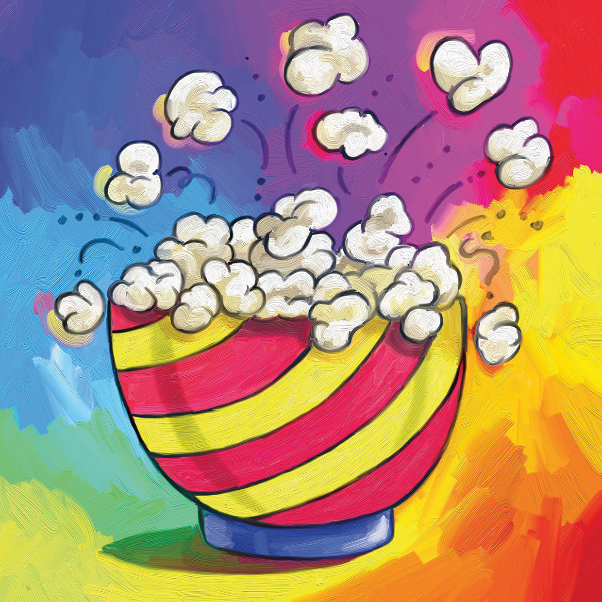 Pop-Art Popcorn Bowl