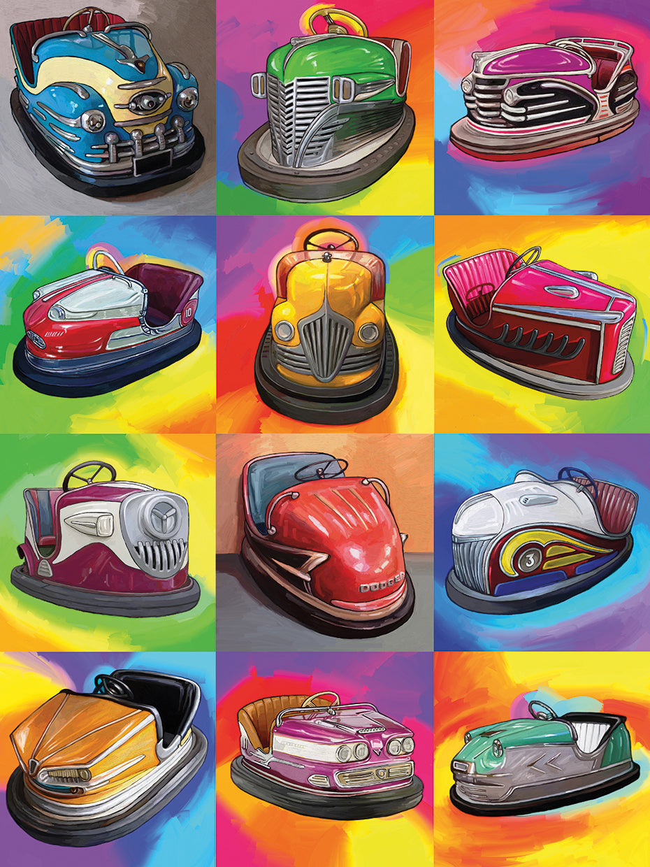 Pop Art Bumper Cars