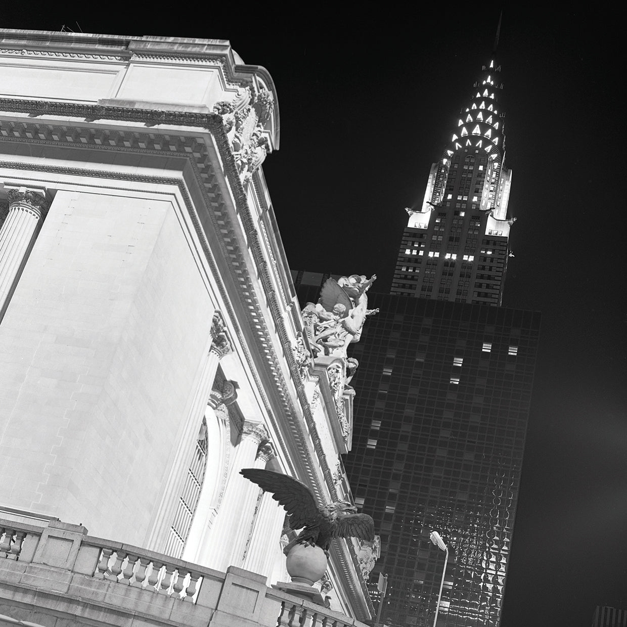 New York # 3 handcrafted art work on canvas or framed canvas prints by Moises Levy