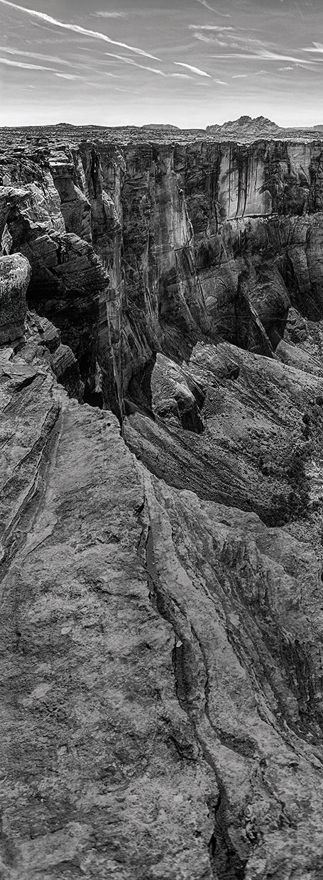 Horseshoe Bend BW 1 handcrafted art work on canvas or framed canvas prints by Moises Levy