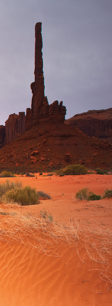 Monument Valley Panorama 1 handcrafted art work on canvas or framed canvas prints by Moises Levy