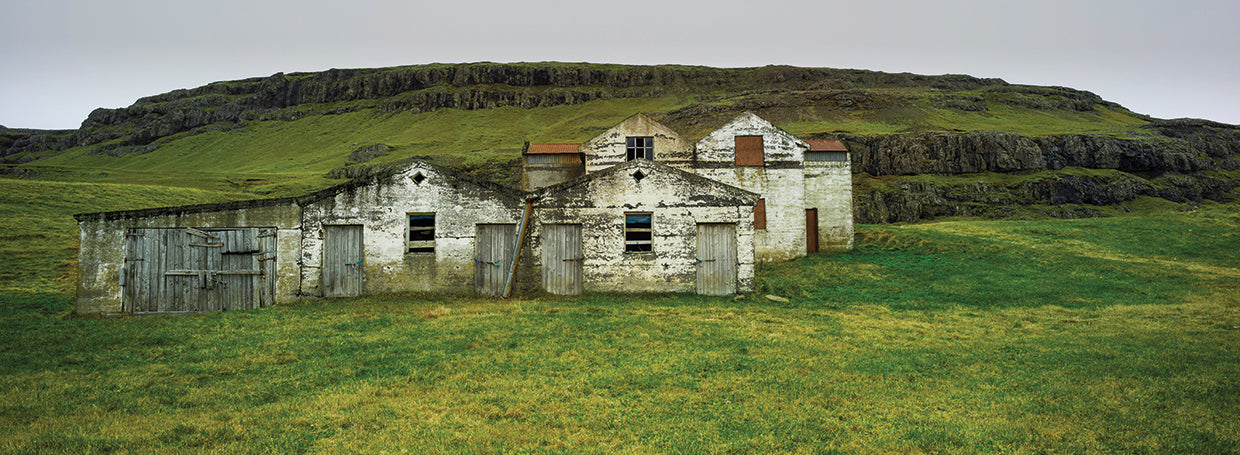 Iceland Warehouse handcrafted art work on canvas or framed canvas prints by Moises Levy