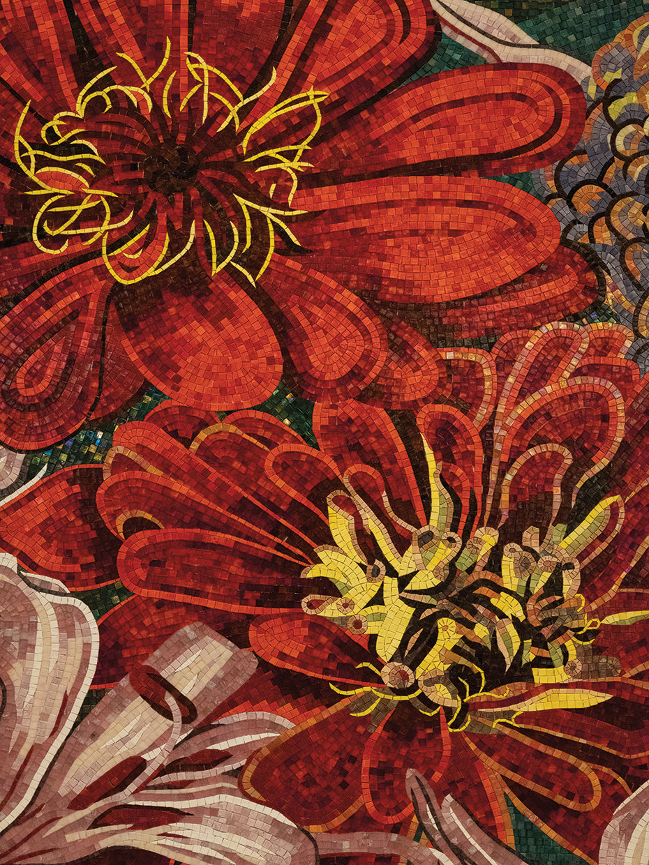 Art Flower 12 handcrafted art work on canvas or framed canvas prints by Moises Levy