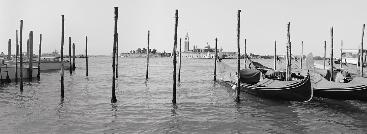 Venezia Pano 8 handcrafted art work on canvas or framed canvas prints by Moises Levy