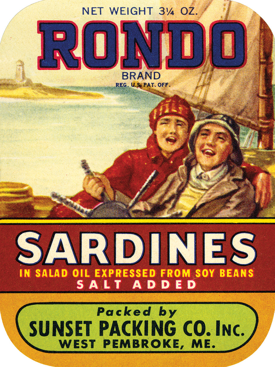 Lienzo Rondo Sardinas Sal Añadida