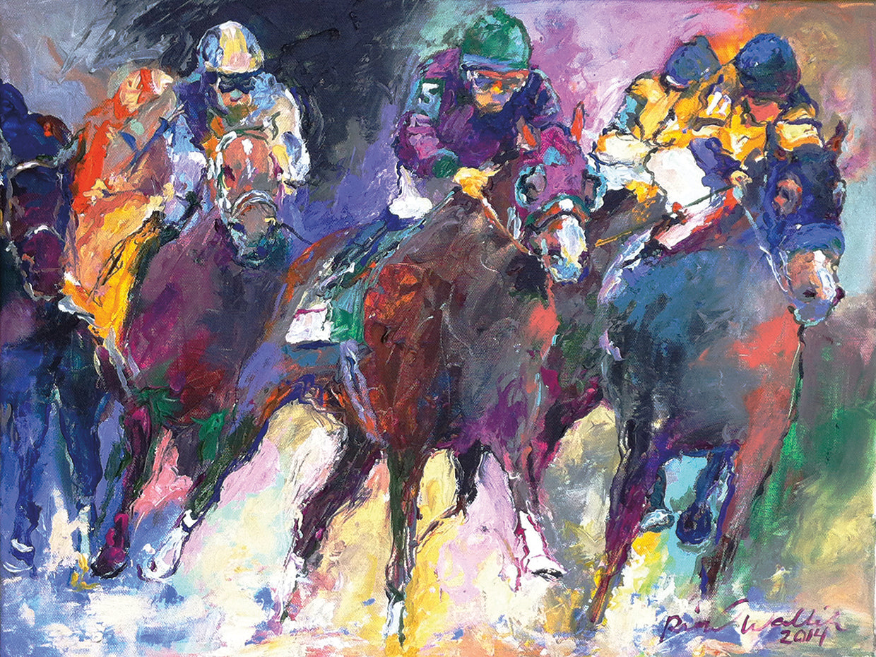 California Chrome handcrafted art work on canvas or framed canvas prints by Richard Wallich