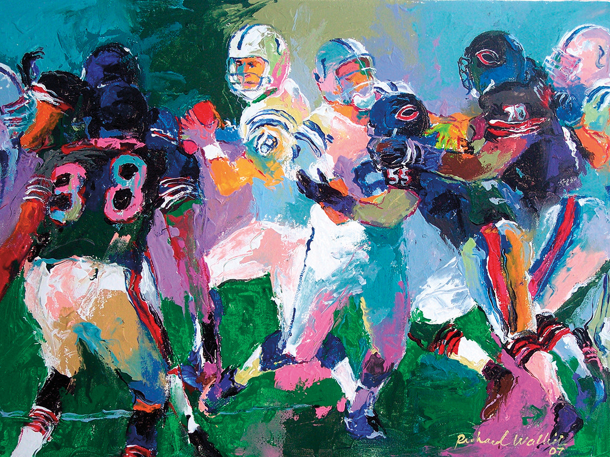 XLI handcrafted art work on canvas or framed canvas prints by Richard Wallich