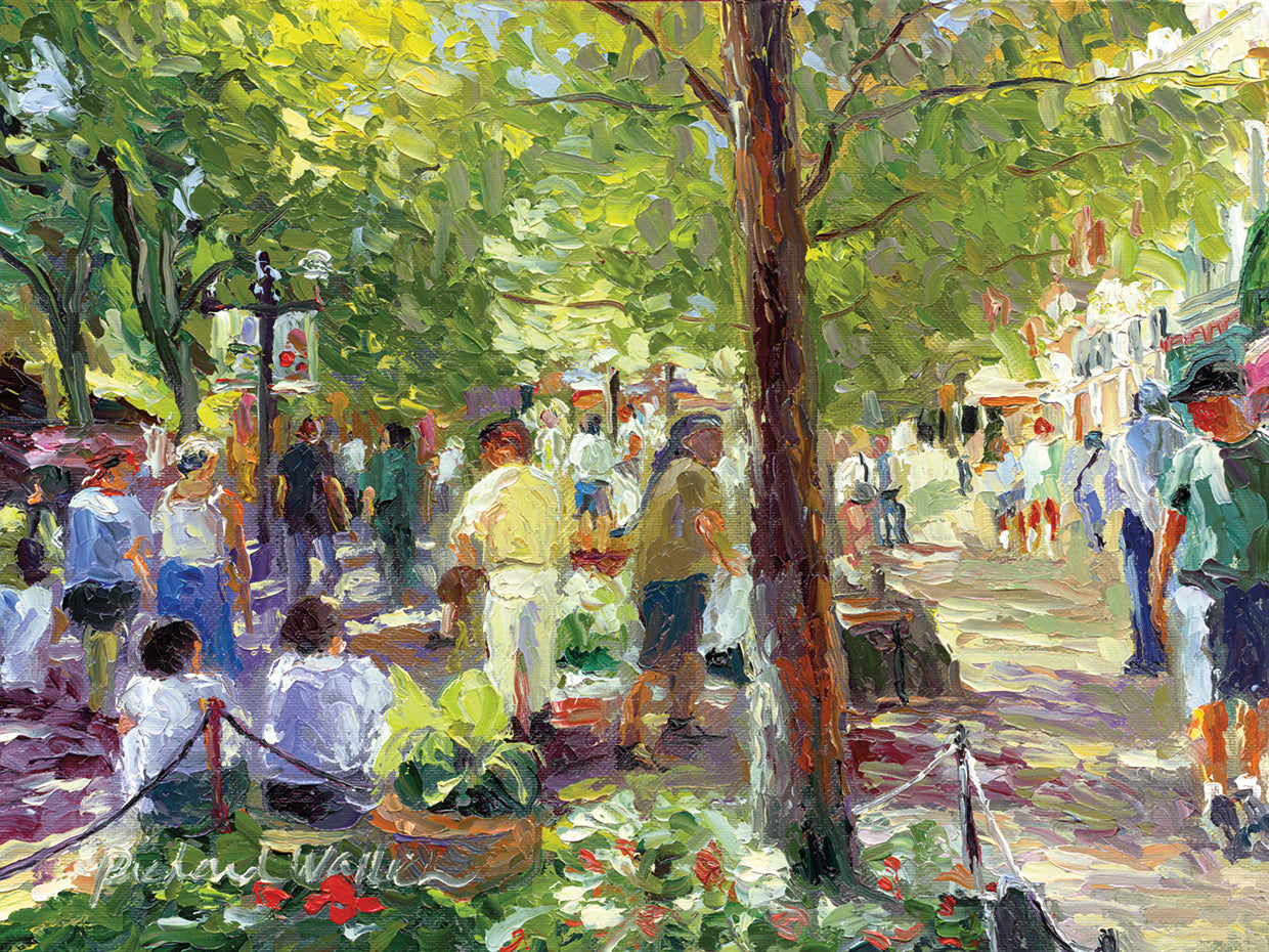 Massage handcrafted art work on canvas or framed canvas prints by Richard Wallich