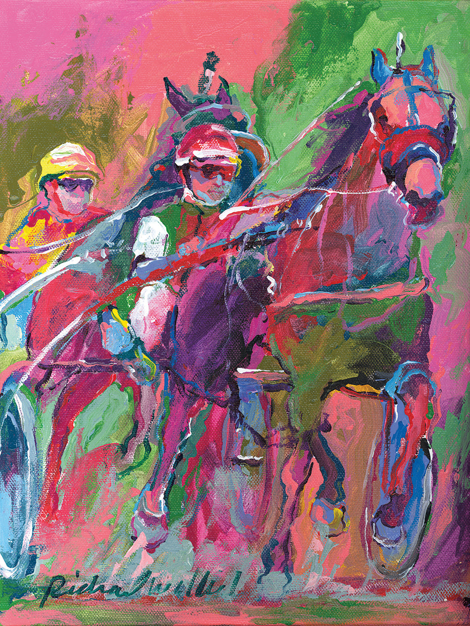 Harness 1 handcrafted art work on canvas or framed canvas prints by Richard Wallich