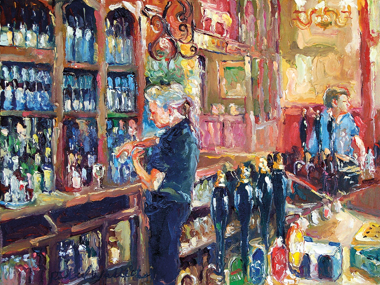 Fullers 2 handcrafted art work on canvas or framed canvas prints by Richard Wallich