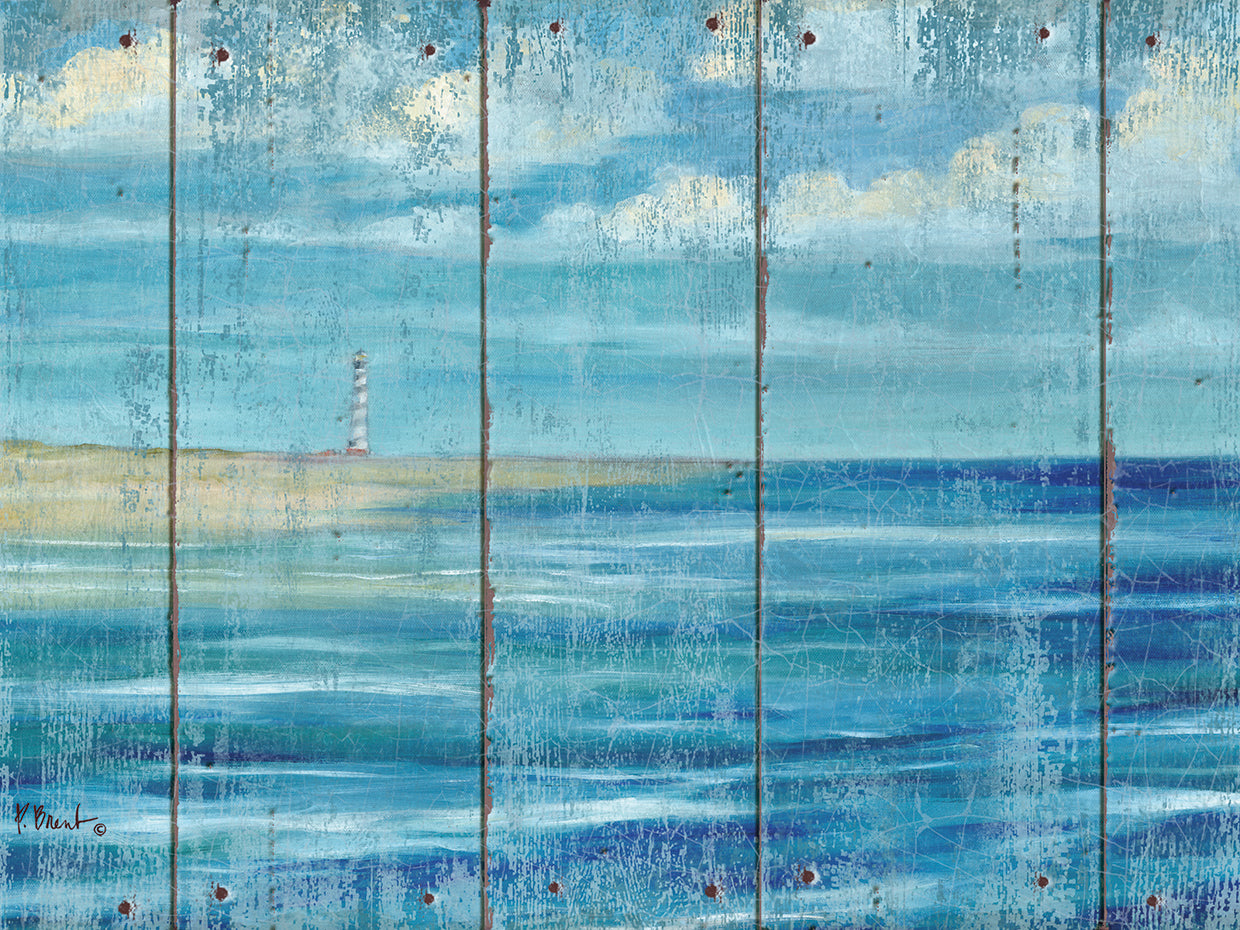 Summerset Lighthouse - Distressed by Paul Brent - lowest price wall art work on large canvas & framed canvas prints