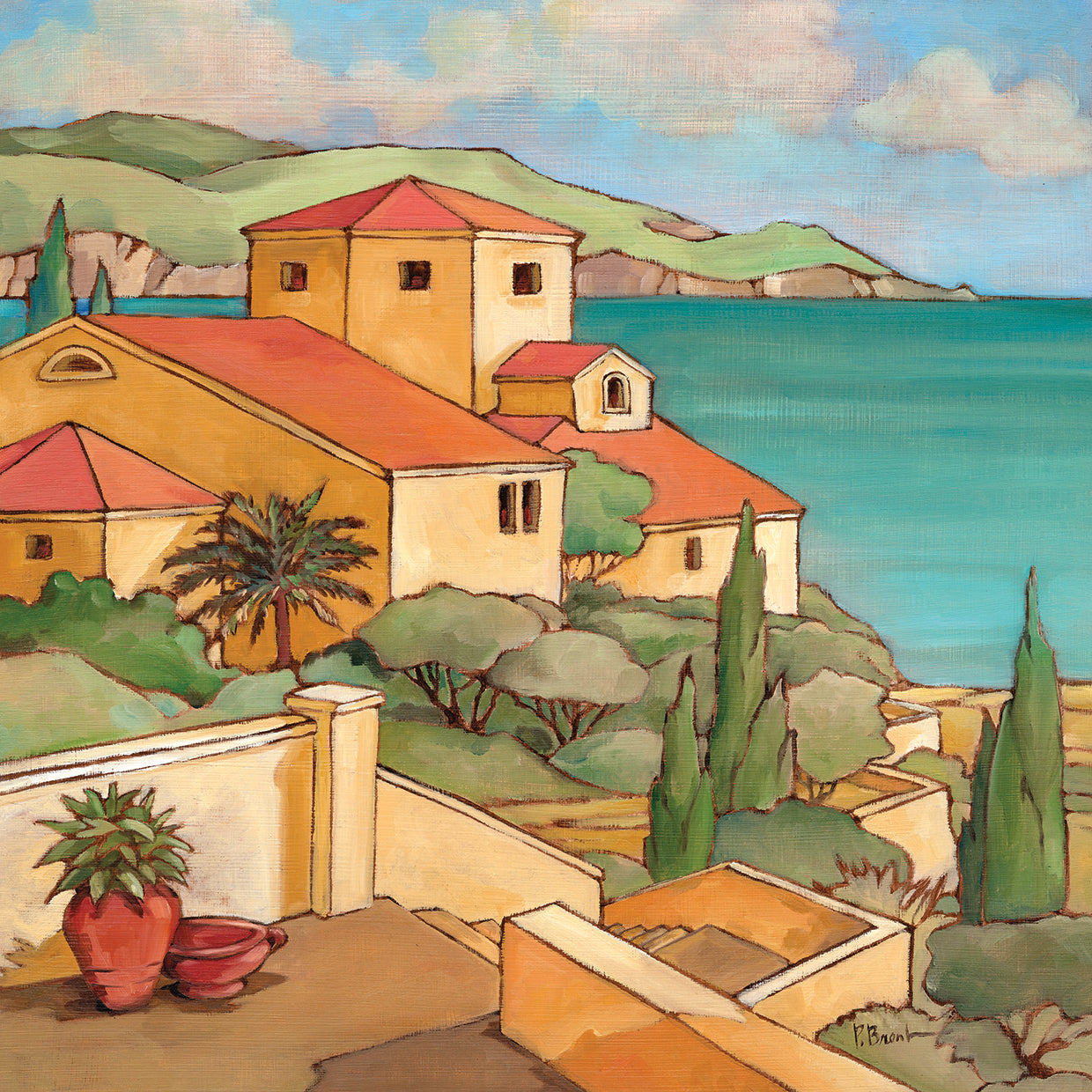 Torrino II by Paul Brent - best quality handcrafted wall art work on large canvas & framed canvas prints