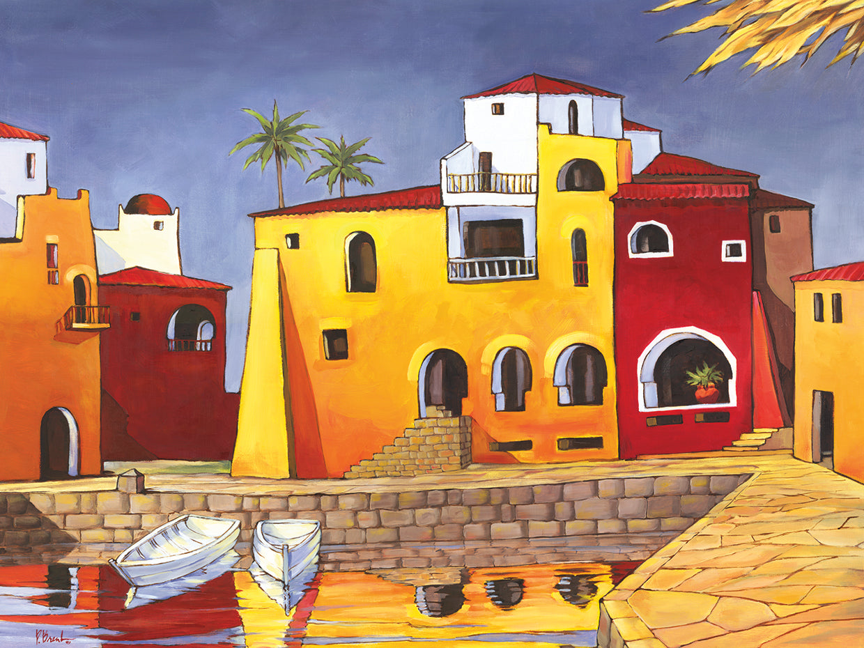 Puerto del Mar 1 by Paul Brent - museum quality wall art work on large canvas & framed canvas prints