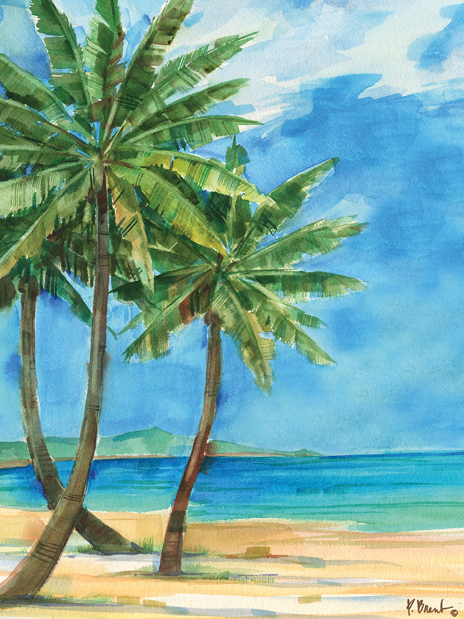 Palmas Belize - Vertical I by Paul Brent - handcrafted wall art work on large canvas & framed canvas prints, made to order