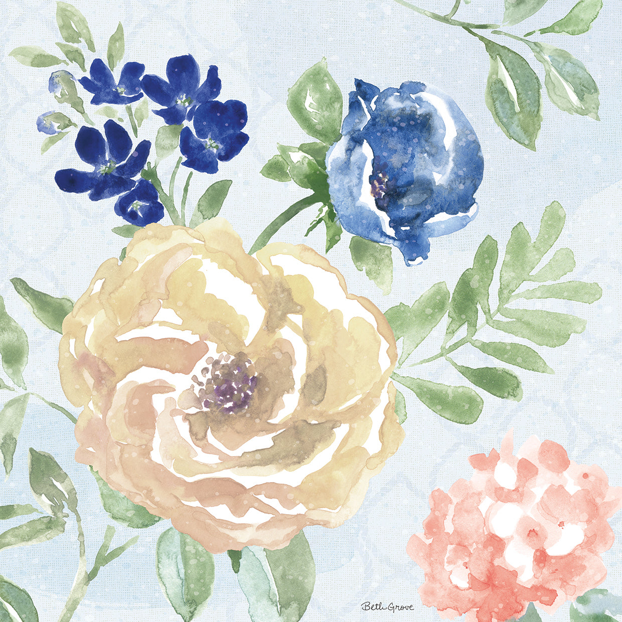 Coastline Botanical II Blue