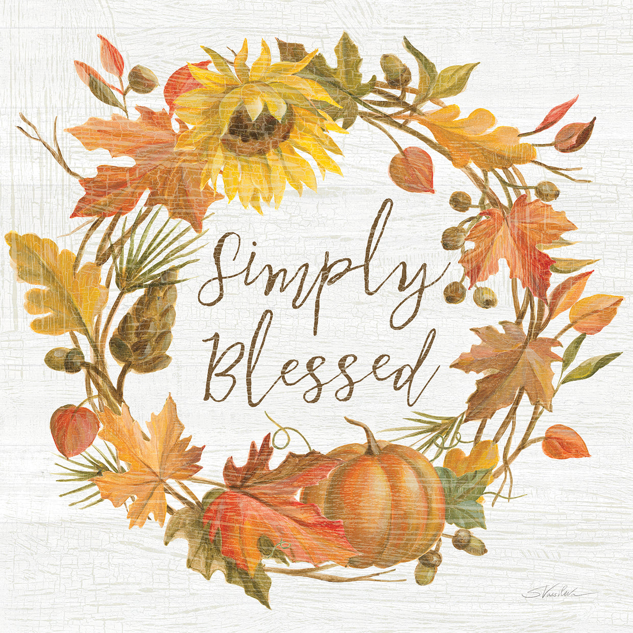 Fall Splendor VI by Silvia Vassileva - best quality handcrafted wall art work on large canvas & framed canvas prints