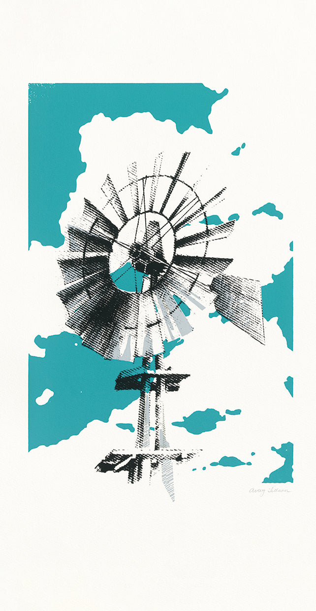 Arte de la lona del viento de Tejas