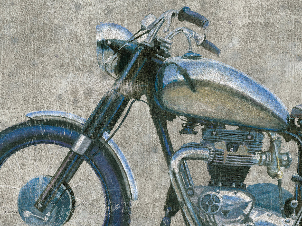 Vamos a rodar II Grunge Crop Canvas Art