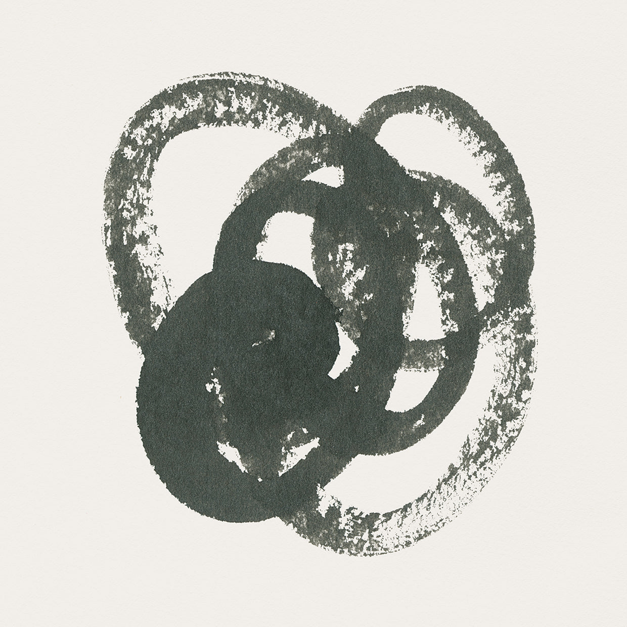 Scribbly Black II by Moira Hershey - highest quality handcrafted wall art work on large canvas & framed canvas prints