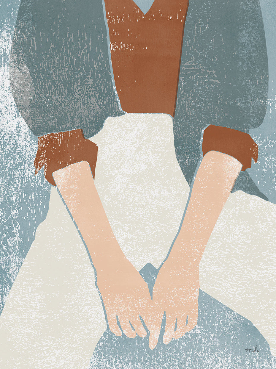 Casual II by Moira Hershey - museum quality wall art work on large canvas & framed canvas prints