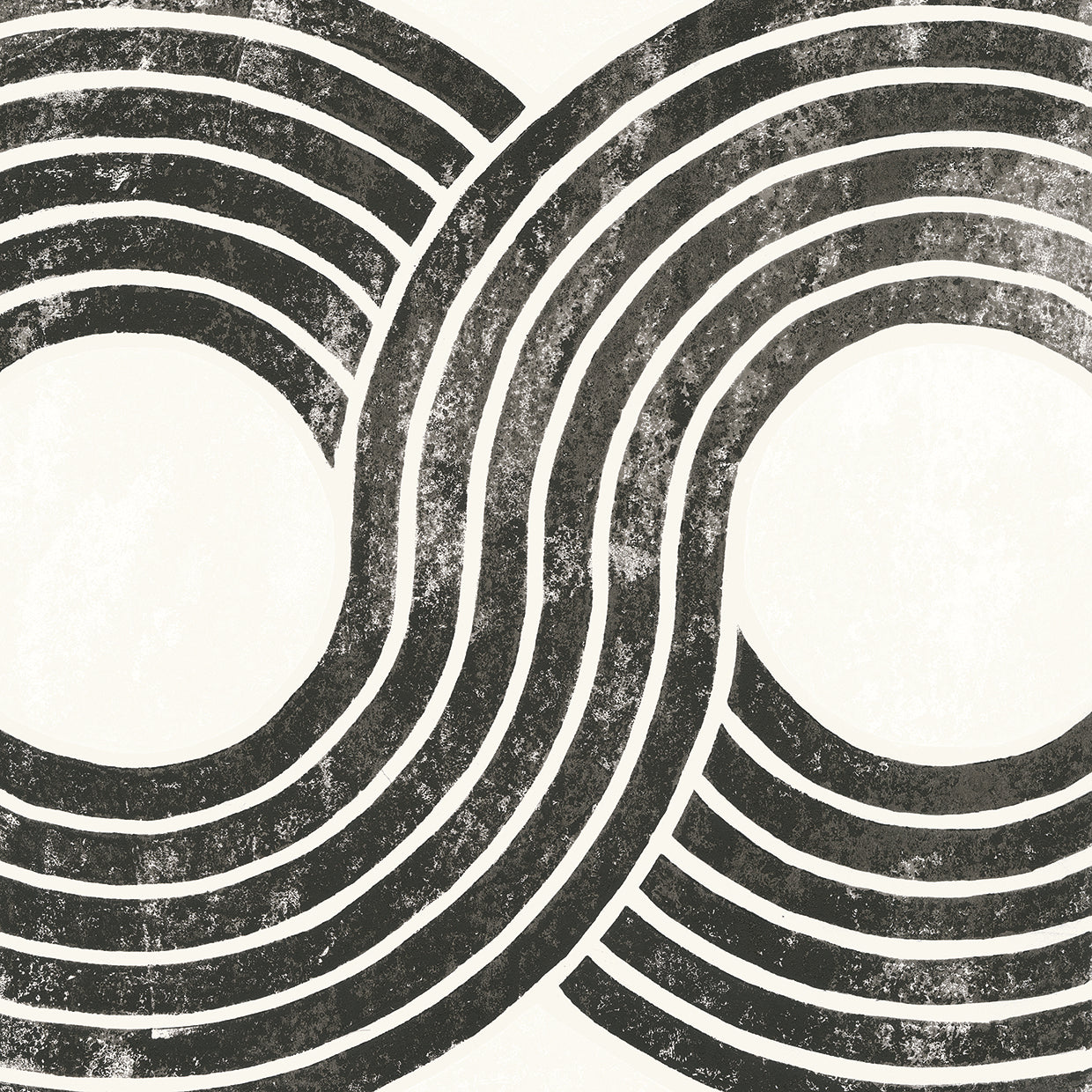 Over the Rainbow B&W II by Moira Hershey - lowest price wall art work on large canvas & framed canvas prints