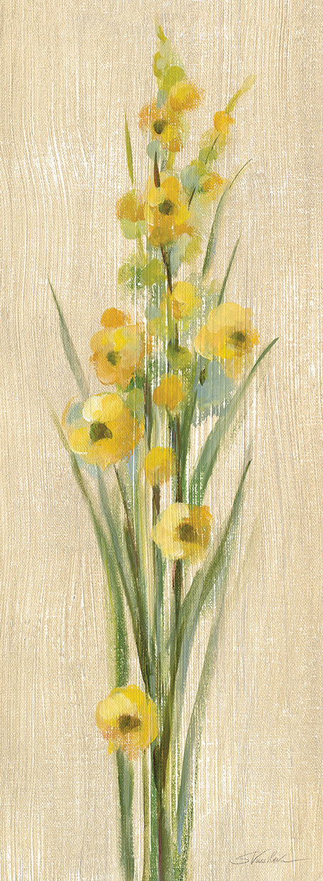 Farm Flower III by Silvia Vassileva - larger sizes handcrafted wall art work on large canvas & framed canvas prints
