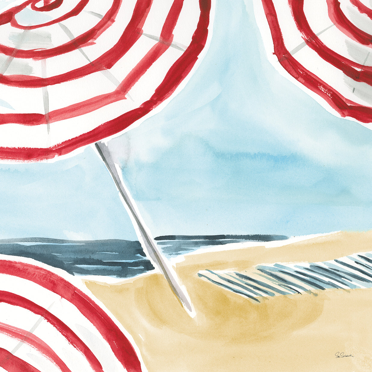Stripes on the Beach I