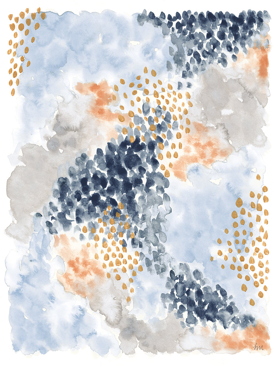 Spring Blooms II Navy