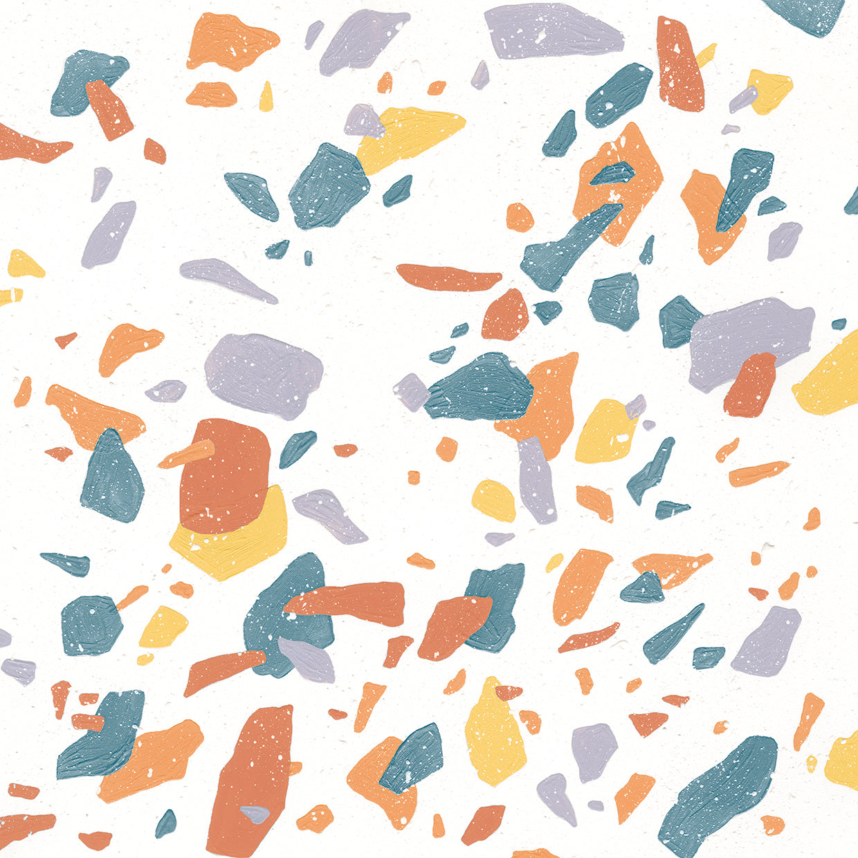 Terrazzo Sunset II by Moira Hershey - museum quality wall art work on large canvas & framed canvas prints