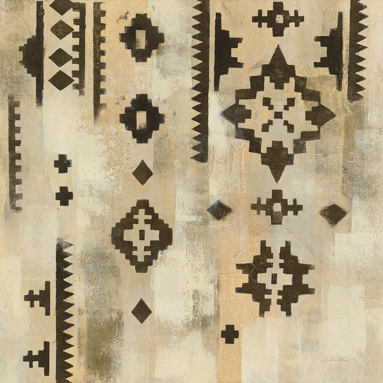 Scandanavian Mood III by Silvia Vassileva - larger sizes handcrafted wall art work on large canvas & framed canvas prints