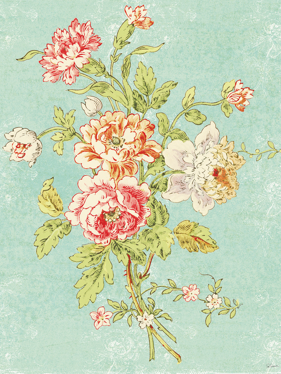 Cottage Roses VIII Bright