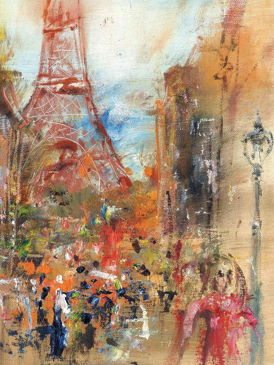 Eiffel at the End of the Rue