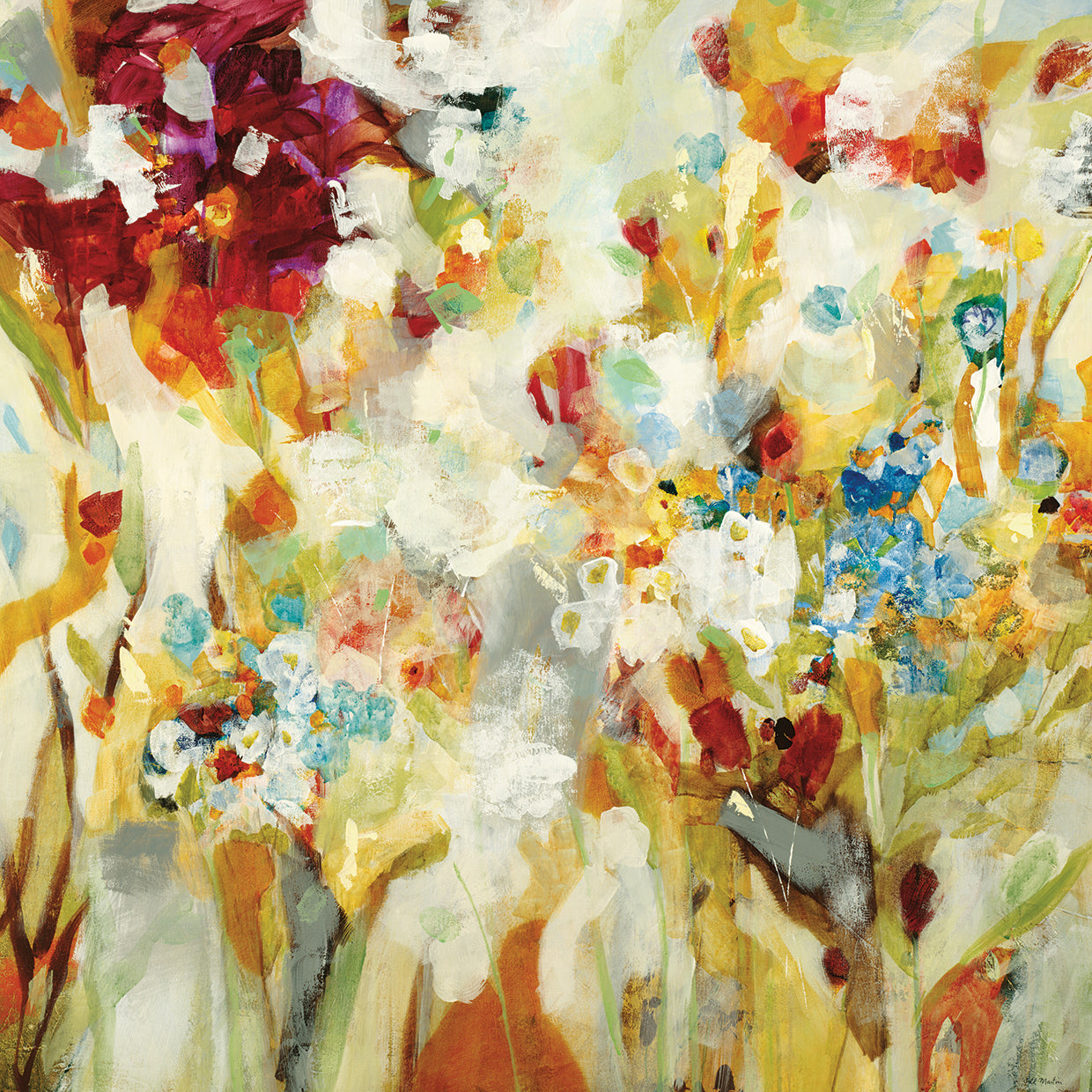 Piquant by Jill Martin - museum quality wall art work on large canvas & framed canvas prints